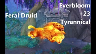 Feral Druid 23 Everbloom  Tyrannical [upl. by Nevaeh]