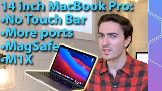 2021 MacBook Pro 14 amp 16 more ports NO Touch Bar M1X new design  The perfect MacBook [upl. by Reld]