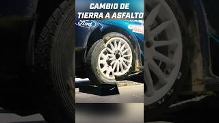 ¿Cómo cambian los EQUIPOS de RALLY el set up TIERRA a ASFALTO [upl. by Ahsiekram]