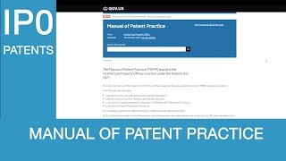 The Manual of Patent Practice MOPP is now easier to use on GOVUK [upl. by Garland33]