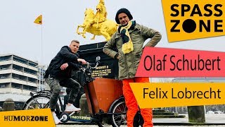 Felix Lobrecht und Olaf Schubert begucken Dresden mit dem Fahrrad [upl. by Fauman]