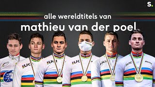 Zes om te zien bekijk de zes wereldtitels veldrijden van Mathieu van der Poel [upl. by Virgil]