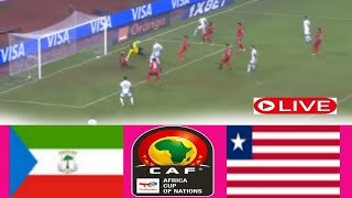 🔴LIVE  EQUATORIAL vs LIBERIA ● Live Stream Africa Cup Of Nations Qualification  Official Group [upl. by Paulo]