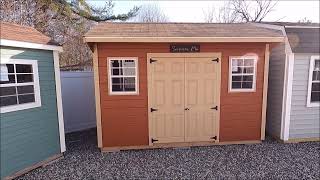 💚💚8x12 SHED  SHE SHED  MAN CAVE  STORAGE IDEAS  VIRTUAL SHED TOUR 7 [upl. by Ydnerb35]