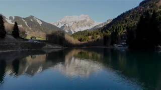 Lac de Vallon  Bellevaux  Drone [upl. by Naiditch]