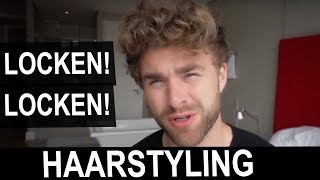 LOCKEN FRISUREN ● HAARSTYLING TUTORIAL LOCKEN [upl. by Ahsied208]