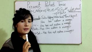 Present Perfect Tense with example in Urdu\Hindi English Grammar [upl. by Inavihs]