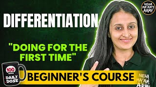 DIFFERENTIATION  BEGINNERS COURSE JEE 2025  2026 FULL PREP FROM BASICS  MATHEMATICALLY INCLINED [upl. by Enehs]