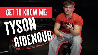 Get To Know Tyson Ridenour  Animal Athlete [upl. by Opaline]