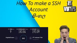 how to make a ssh accountසිංහල [upl. by Enailuj]