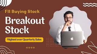 Breakout Stock to buy now  FII buying  TechnoFunda Analysis  Vibhor Varshney breakoutstocks [upl. by Lowrie]