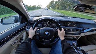 BMW F10 525D 150KW 2010 N57 POV DRIVE [upl. by Cira859]