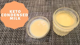 Keto Condensed Milk  SugarFree Condensed Milk  Keto Recipe [upl. by Nilved905]