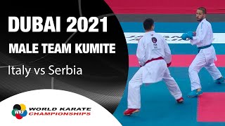 GOLD MEDAL Italy vs Serbia Part 1  2021 World Championships  WORLD KARATE FEDERATION [upl. by Schoenberg186]