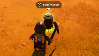 How to Find Blast Powder in LEGO Fortnite [upl. by Aicenad]