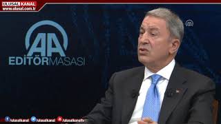 Hulusi Akar İkinci bir tacize müsaade etmeyiz [upl. by Sacken168]