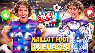 DES MAILLOTS DE FOOT À 15€  déballage et test [upl. by Saxena536]