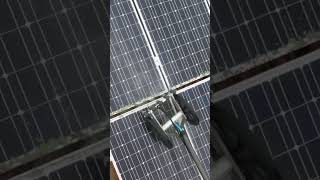 Solar Panel Lichen Removal 1750 psi at 10lpm [upl. by Einomrah]