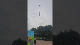 Alza bandiera con drone Polizia fiera Istrana escavatoreRcscibo [upl. by Rask]