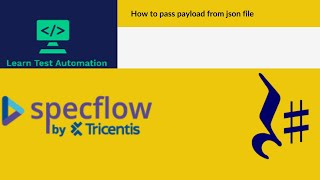 RestSharp v108 SpecFlow  How to pass payload or request body from JSON file  C  Net Core [upl. by Selfridge]