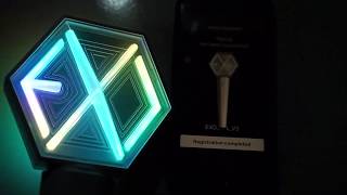 EXO LIGHTSTICK VER 30 WYTH APP TUTORIAL [upl. by Michaelina]