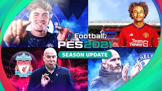 Option File EvoWeb Patch 202425 PES 2021 Season Update Premier League Edition [upl. by Schrader105]