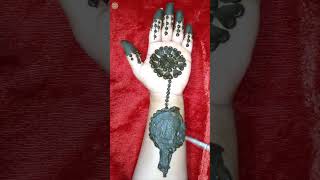 Front hand dulhan mehndi design shortvideo youtubeshorts shortsfeed mehndidesign [upl. by Ilyk]