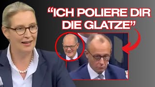 🚨EILT ALICE WEIDEL ZERLEGT MERZ AUF ÜBELSTE WEISE SOGAR SCHOLZ KANN SICH LACHEN NICHT VERKNEIFEN [upl. by Lalo108]