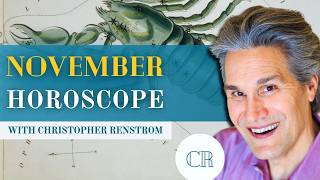 November Horoscope Scorpio New Moon Mercury Retrograde amp Pluto in Aquarius w Christopher Renstrom [upl. by Yliab]