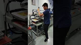 Hydraulic heat press machine Used for Fabric 3D embossing [upl. by Studdard]