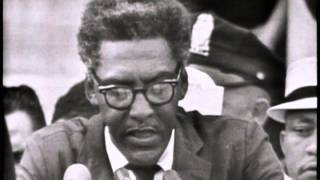 Bayard Rustin speaking at the March on Washington [upl. by Eremahs]