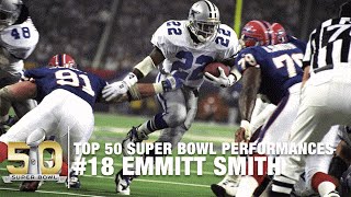 18 Emmitt Smith SB XXVIII Highlights  Cowboys vs Bills  Top 50 Super Bowl Performances [upl. by Niarda]