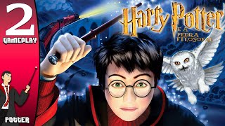 Harry Potter Ea Pedra FilosofalPC Parte 2 [upl. by Awjan692]