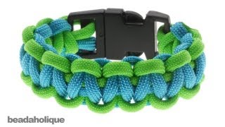 How to Make a Basic Cobra Paracord Bracelet [upl. by Sylvan]