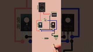 Transistor Amplifier circuit trending youtubeshorts viral [upl. by Eeresid768]