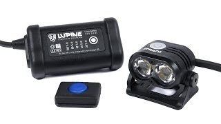 Lupine Piko R4 SC Testvideo DualLEDLampe mit 1500 Lumen [upl. by Blinni]