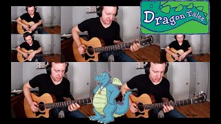 Dragon Tales Theme  Acoustic Guitar Cover  Free Tabs Jacob Neufeld [upl. by Xirdnek]