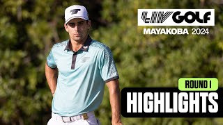 FULL HIGHLIGHTS Niemann dominates Rd 1 with 59  LIV Golf Mayakoba [upl. by Aikaj]