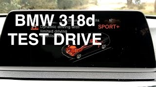 BMW 318d 2017 model Test drive [upl. by Darahs]