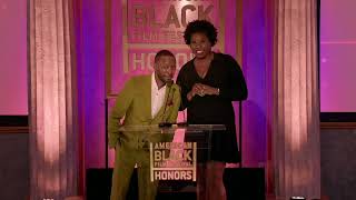 ABFFHonors2024  Lamorne Morris amp Leslie Jones Present To Garrett Morris Full Speech [upl. by Atyekram]