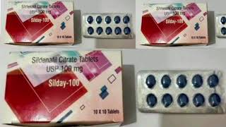 Silday 100 Tablets Sildenafil Citrate Tablets USP 100mg [upl. by Graehme]