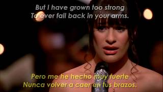 Glee  Jar Of Hearts  Sub Spanish With Lyrics [upl. by Eerrahs]