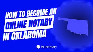 How to Become an Online Notary in Oklahoma [upl. by Nabla]