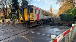 Nantwich Station Level Crossing  Cheshire [upl. by Enelra]