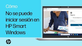 No se puede iniciar sesión o crear una cuenta HP Smart Windows  Impresoras HP  HP Support [upl. by Dlabihcra210]