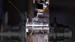 How to achieve smooth turning and threading with high surface quality by our servo turret CNC lathe [upl. by Adnesor]