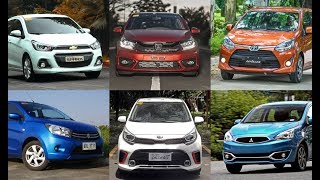 Mini Hatchback Battle Brio VS Picanto VS Mirage VS Spark VS Celerio VS Wigo [upl. by Tracie682]