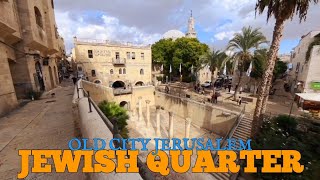 JEWISH QUARTER Inside the Old City of Jerusalem Silent Walk November 2024 Israel Holyland [upl. by Darb]