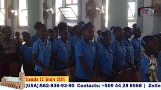 Dimanche 13 Octobre 2024 Messe Catholique CoCathedrale St Jean Baptiste Miragoane Haiti [upl. by Adehsar]