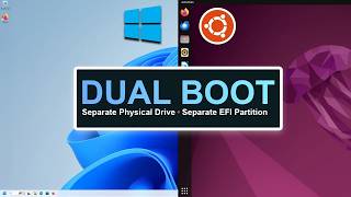 Dual Boot  Windows 11 and Ubuntu LTS  Separate Drive  Separate EFI Partition  Avoid Boot Issues [upl. by Htabmas]